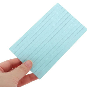 Planet Gates Assorted Color 300 Sheets Index Cards Flash Cards Colored Note Cards Portable Writing Words Cards Office Supplies