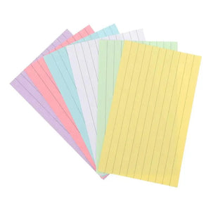 Planet Gates Assorted Color 300 Sheets Index Cards Flash Cards Colored Note Cards Portable Writing Words Cards Office Supplies