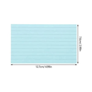 Planet Gates Assorted Color 300 Sheets Index Cards Flash Cards Colored Note Cards Portable Writing Words Cards Office Supplies