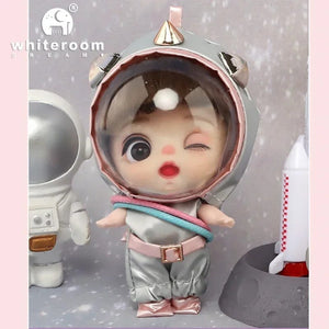 Planet Gates Astronaut 002 silver / CHINA / No bags 9cm Mini Doll  Astronauts  Animals Key Pendant Bjd Pocket Dolls Toys Girl Reborn Kit Baby Toys for Children Baby Boy Accessories