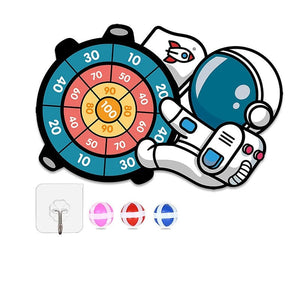 Planet Gates Astronaut Montessori Throw Sport Shooting Target Sticky Ball Dartboard Basketball Board Games Educational Children Indoor Outdoor Game Toy