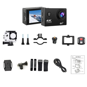 Planet Gates AT-G200R Action Camera Ultra HD 4K/30fps WiFi 2.0-inch 140D Underwater Waterproof Helmet Video Recording Cameras Bicycle Vlog Camera