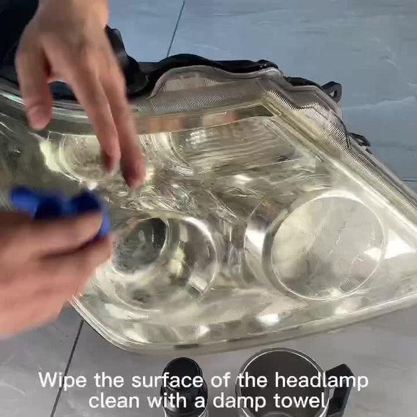 Planet Gates Atomizer Cup Set Car Headlight Restoration Polishing Kits Headlamp Repair Kits Car Light Polisher Cleaning Paste Car Paint Care Refurbish Agent