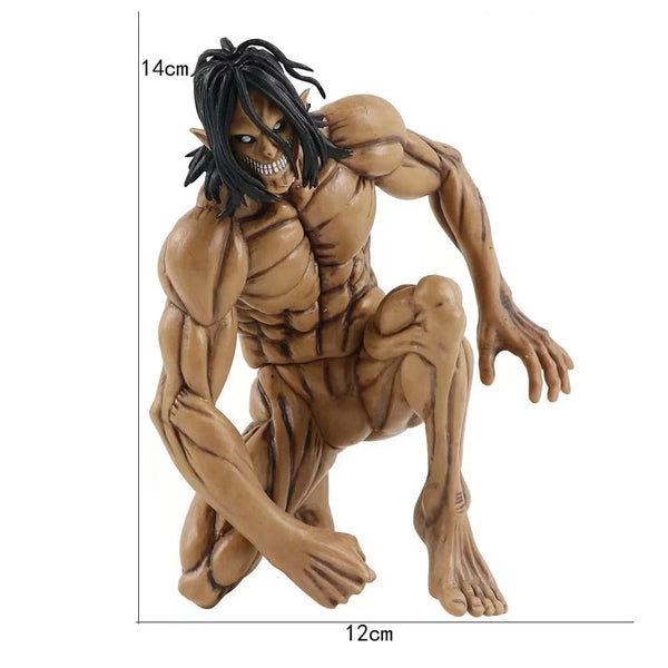 Planet Gates Attack on Titan Eren Jaeger Giant ver. Action Figure Collectible Model Doll Figure Toys For Kids Christmas Gift