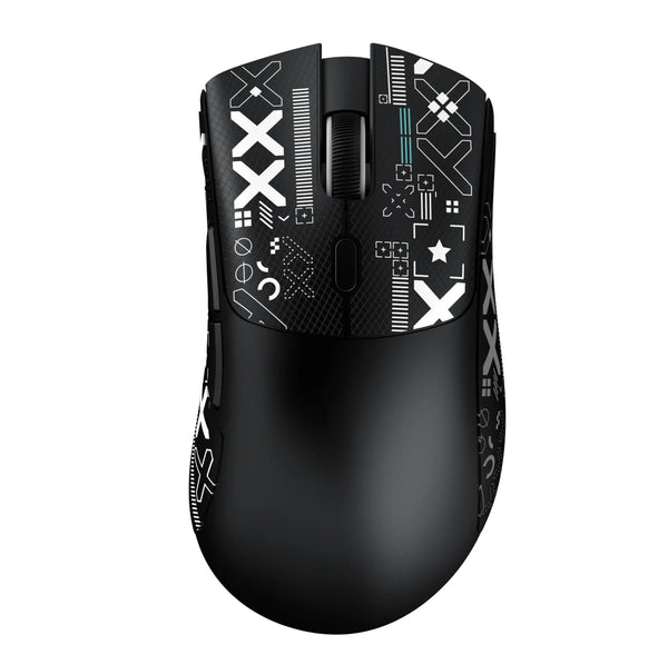 Planet Gates Attack Shark R1 1000Hz Bluetooth Mouse,18000dpi,PAW3311,Tri-mode Connection, Macro Gaming Mouse