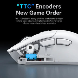 Planet Gates Attack Shark R1 1000Hz Bluetooth Mouse,18000dpi,PAW3311,Tri-mode Connection, Macro Gaming Mouse