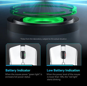 Planet Gates Attack Shark R1 Bluetooth Mouse,18000dpi,PAW3311,Wiredless Tri-mode Connection, Macro Gaming Mouse