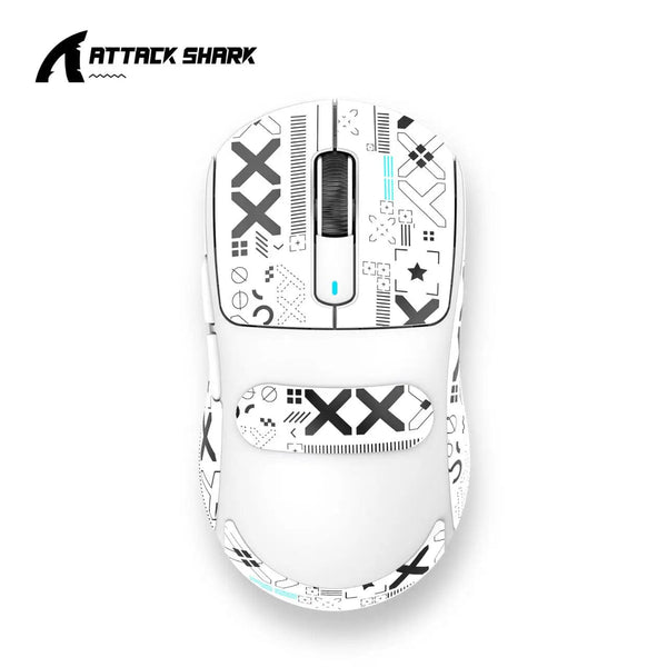 Planet Gates Attack Shark X3 Bluetooth Mouse,PixArt PAW3395,Tri-Mode Connection,Wired 8KHz/Wiredless 4KHz,,Macro Gaming Mouse