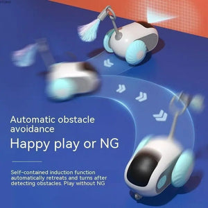 Planet Gates ATUBAN Remote Smart Cat Toy,Active Rolling Car with Replaceable Car,Rechargeable Wicked Car for Indoor Cats/Kitten Small Dogs