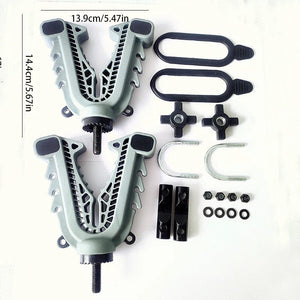 Planet Gates ATV UTV GUN RACK With Rubber Coating