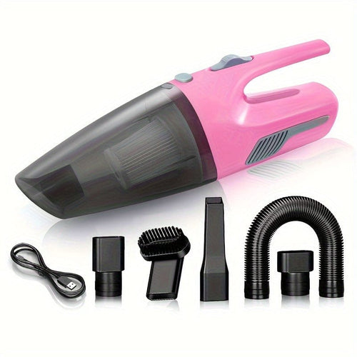 Planet Gates AU Cordless Pink Vacuum Cleaner Home Car Dual-use High-power Handheld Wireless Car Vacuum Cleaner USB Charging Wireless Mini Car Vacuum Cleaner