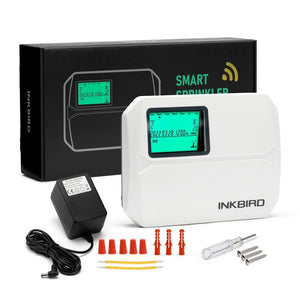 Planet Gates AU Version INKBIRD WIFI Irrigation Controller Programmable System for 8 Zone Smart Sprinkler Digital Watering Timer Free App & LCD Monitor