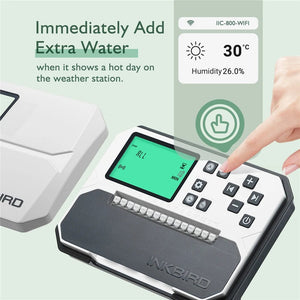 Planet Gates AU Version INKBIRD WIFI Irrigation Controller Programmable System for 8 Zone Smart Sprinkler Digital Watering Timer Free App & LCD Monitor