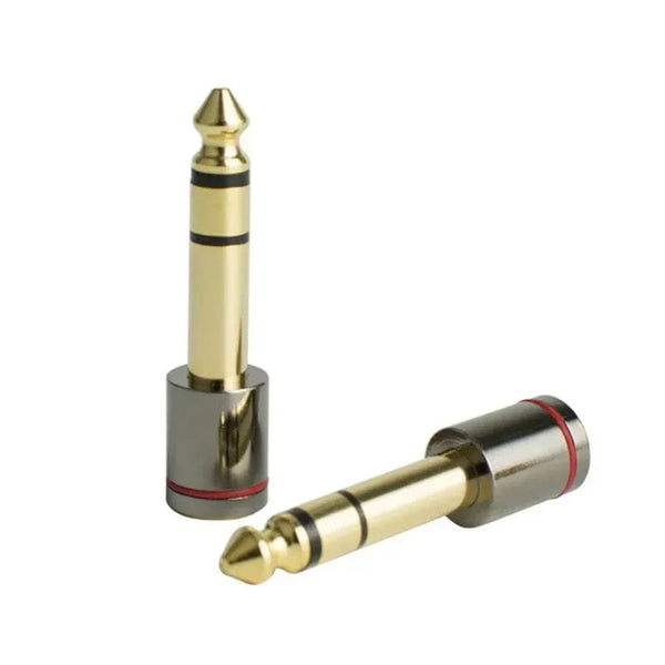 Planet Gates Audio Adapter 6.5mm To 3.5 Jack 1/4" Male 1/8" Female Headphone Plug Converter For Microphone Amplifier Consumer Electronics