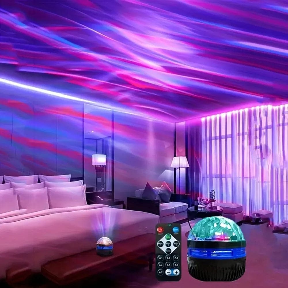 Planet Gates aurora Starry Projector Light 7 Colors Remote Control Polar Projection Night Light For Bedroom Home Decor Room Christmas Party Disco