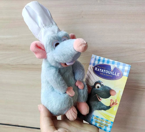 Planet Gates Authentic  Ratatouille Chef Remy Magnetic Shoulder Plush Toy New