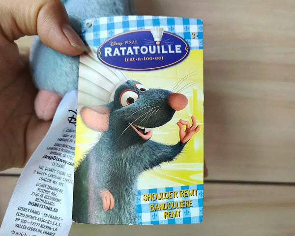 Planet Gates Authentic  Ratatouille Chef Remy Magnetic Shoulder Plush Toy New