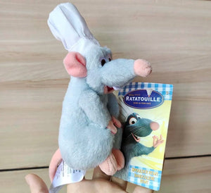 Planet Gates Authentic  Ratatouille Chef Remy Magnetic Shoulder Plush Toy New