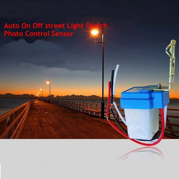 Planet Gates Automatic Auto On Off Photocell Street Light Switch AC/DC 12V 10A Photo Control Photoswitch Sensor Switch