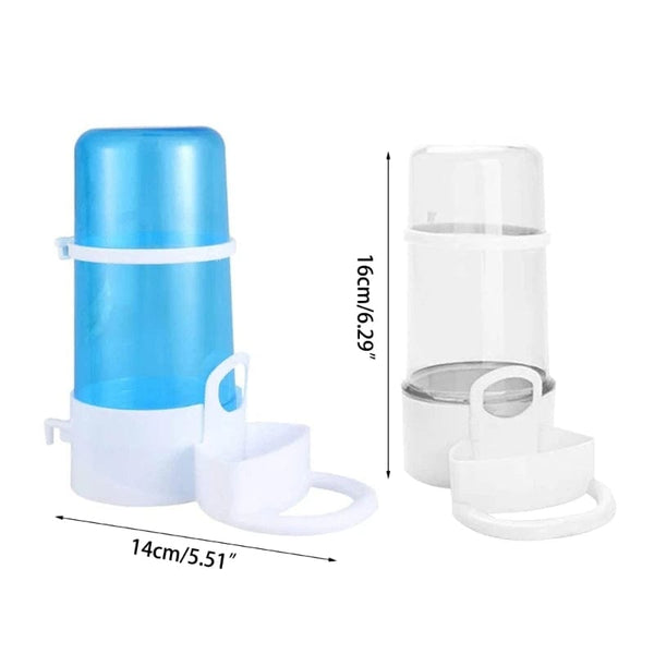 Planet Gates Automatic Bird Feeder Bird Water Drinker Waterer with Clip Pet Bird Supplies Hamster Parrot Dispenser Bottle Drinking Cup Bowls