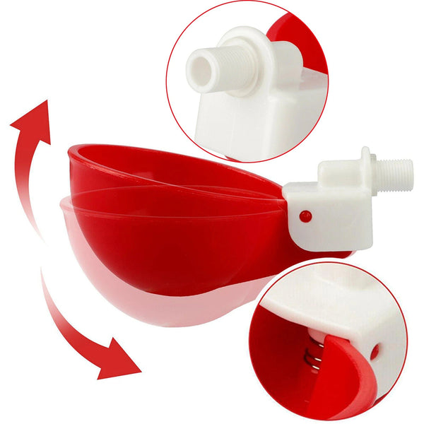 Planet Gates Automatic Chicken Drinker Bowl Duck Drinking Cup Chicken Feeder Plastic Poultry Bowls And Drinkers Cups Water System Supplies