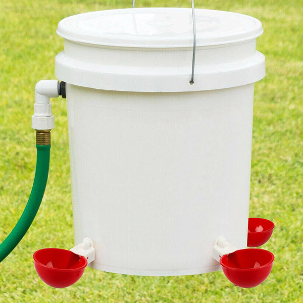 Planet Gates Automatic Chicken Drinker Bowl Duck Drinking Cup Chicken Feeder Plastic Poultry Bowls And Drinkers Cups Water System Supplies