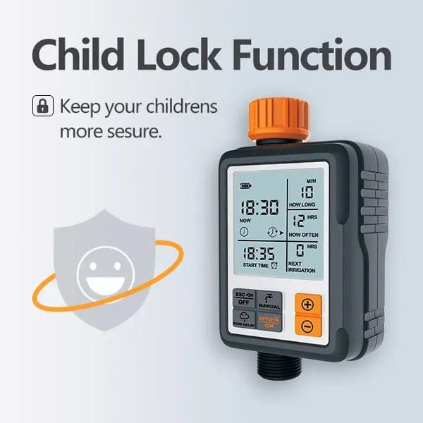 Planet Gates Automatic Digital Electronic Water Timer System Garden Irrigation Watering Timer Controller EU Plug, US Plug