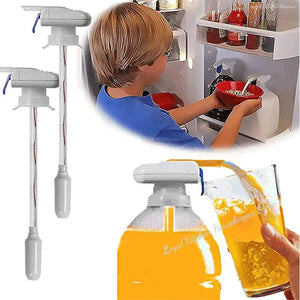 Planet Gates Automatic Drink Dispenser Electric Water Pump Household Orange Juice Milk Water Dispenser Drinking Fountain Press Pipette Agua