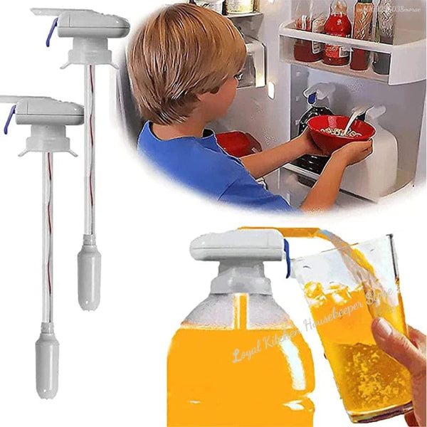 Planet Gates Automatic Drink Dispenser Electric Water Pump Household Orange Juice Milk Water Dispenser Drinking Fountain Press Pipette Agua