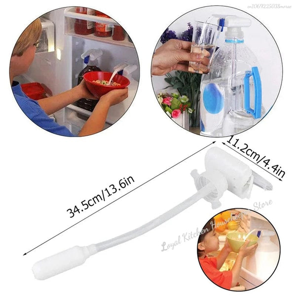 Planet Gates Automatic Drink Dispenser Electric Water Pump Household Orange Juice Milk Water Dispenser Drinking Fountain Press Pipette Agua