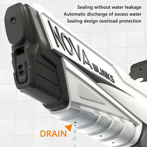 Planet Gates Automatic Electric Water Gun Auto Suction Water Guns for Adult Kids Battery Powered Squirt Blaster Summer Pool Beach Outdoor Toy