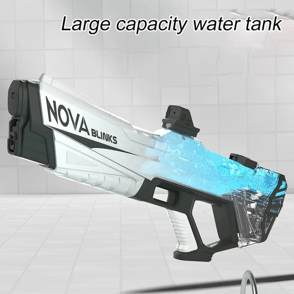Planet Gates Automatic Electric Water Gun Auto Suction Water Guns for Adult Kids Battery Powered Squirt Blaster Summer Pool Beach Outdoor Toy