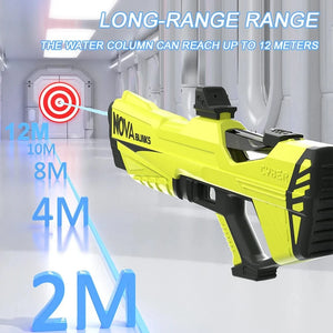 Planet Gates Automatic Electric Water Gun Auto Suction Water Guns for Adult Kids Battery Powered Squirt Blaster Summer Pool Beach Outdoor Toy
