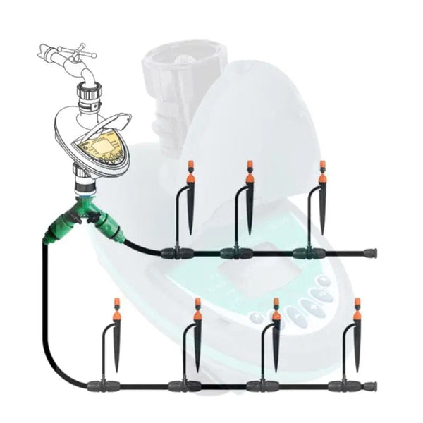 Planet Gates Automatic Electronic Garden Watering Timer Irrigation Controller Home Gardening