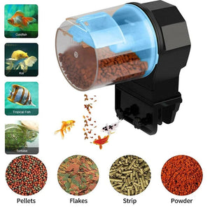 Planet Gates Automatic fish tank feeder intelligent timing automatic feeder aquarium goldfish feeder large capacity fish aquarium  feeder