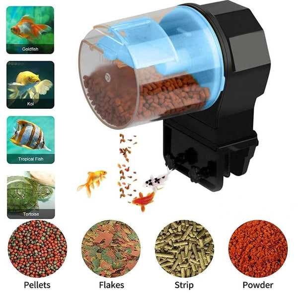 Planet Gates Automatic fish tank feeder intelligent timing automatic feeder aquarium goldfish feeder large capacity fish aquarium  feeder