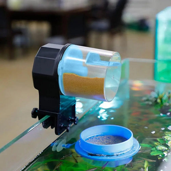 Planet Gates Automatic fish tank feeder intelligent timing automatic feeder aquarium goldfish feeder large capacity fish aquarium  feeder