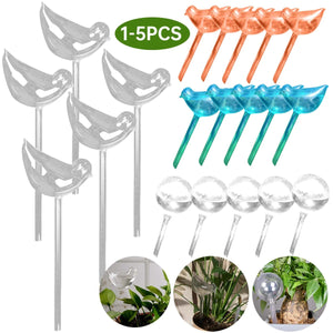 Planet Gates Automatic Plant Watering Bulbs Self Watering Ball/Bird Shape Water Device Drip Irrigation System for Home Garden Flower Plants
