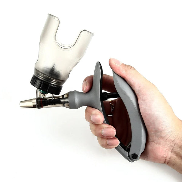 Planet Gates Automatic Veterinary Continuous Syringe Animal Injection Adjustable Vaccine Syringe for Livestock Bird Cattle Sheep Veterinarian