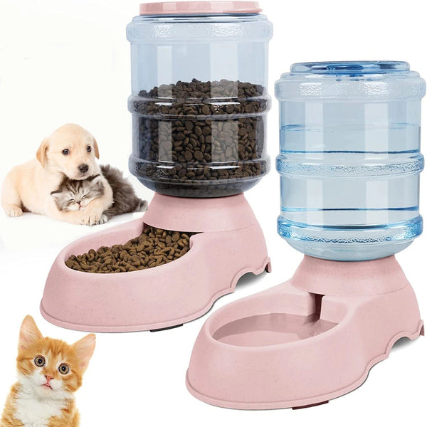 Planet Gates Automatic Water Dispenser Large Capacity Pet Feeder Small Dog Food Bowl  Cat Feeder Drinking Bowl Pet Feeding Drinker Water Bowl