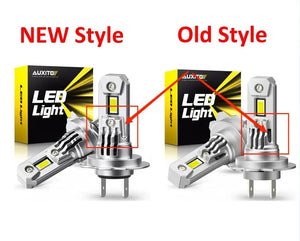 Planet Gates AUXITO 2Pcs Turbo H7 LED Canbus No Error Headlight Bulbs with Fan 100W High Power H7 LED Car Head Light Lamp CSP Chip 20000LM