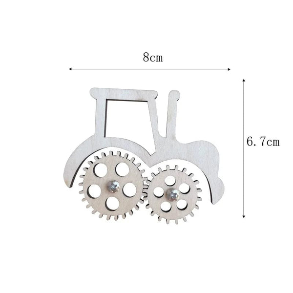Planet Gates AW065 DIY Busy Board Accessories Montessori Education Wooden Toy Cognitive Training Infant Early Education Skills Learning Wooden Game