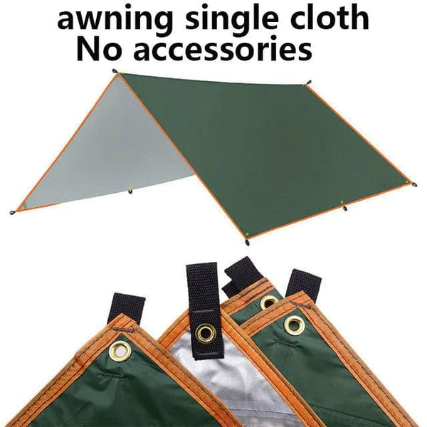 Planet Gates awning irons / 3x4m 4x3m 3x3m Awning Waterproof Tarp Tent Shade Ultralight Garden Canopy Sunshade Outdoor Camping Hammock Rain Fly Beach Sun Shelter