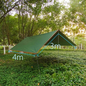 Planet Gates awning irons / 3x4m 4x3m 3x3m Awning Waterproof Tarp Tent Shade Ultralight Garden Canopy Sunshade Outdoor Camping Hammock Rain Fly Beach Sun Shelter