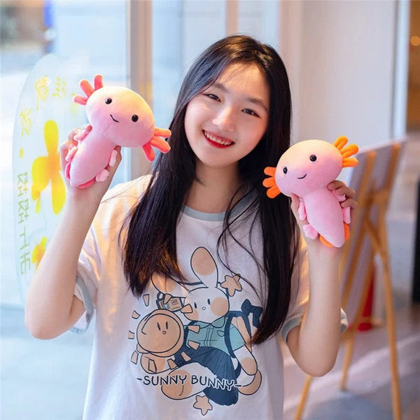 Planet Gates Axolotl Plush Toys Soft Kawaii Axolotl Plush Pillow Toys Axolotl Plush Toy Stuffed Axolotl Plush For Christmas Gifts Home Decor
