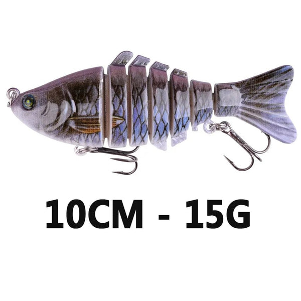 Planet Gates B 10CM 15G Aorace Fishing wobbler Lifelike  6/7 Segment Swimbait Crankbait Hard Bait Slow 10cm 17g 15g Isca Artificial Lures Fishing Tackle
