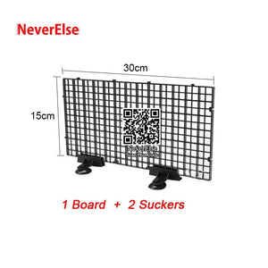 Planet Gates B 1Board 2Suckers / 15units as picture Fish Tank Aquarium Accessory 30x15cm aquarium grille Grid Isolate Board Divider, protective cap Cover top lid for fish Turtle