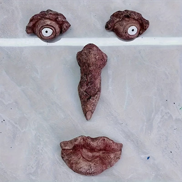 Planet Gates B 1pc, Creative Tree Face Pendant For Outdoor Garden Decoration