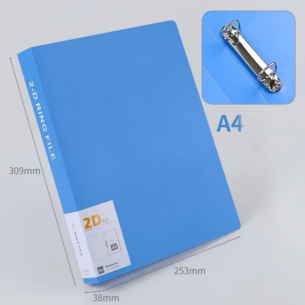 Planet Gates B 2-ring File Binder File Folder A4 Binder Folder Cover Office Document Organizer Can Hold 200 Sheets Test Paper Desk Organizer