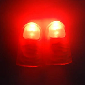 Planet Gates B 2Pcs Magic Super Electronic LED Light Flashing Fingers Magic Trick Props Kids Amazing Glow Toys Children Luminous Decor Gifts
